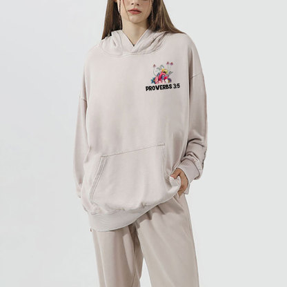 Trust In The Lord Christian Washed Hoodie