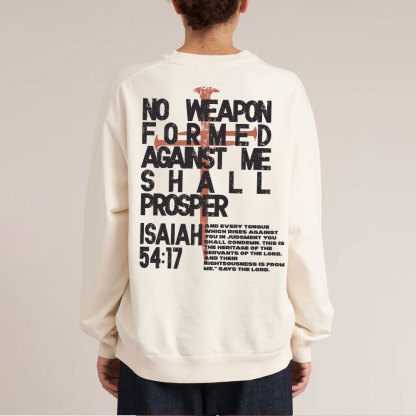 No Weapon Christian Washed Sweatshirt