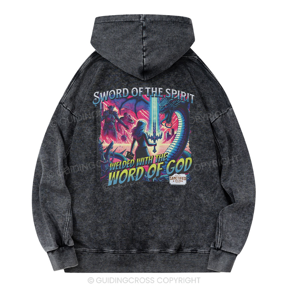 Vintage Christian Washed Hoodie Sample Sale - GuidingCross