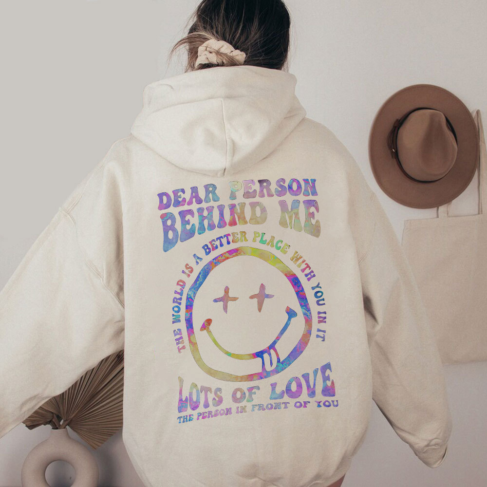 Dear Person Behind Me Christian Washed Hoodie