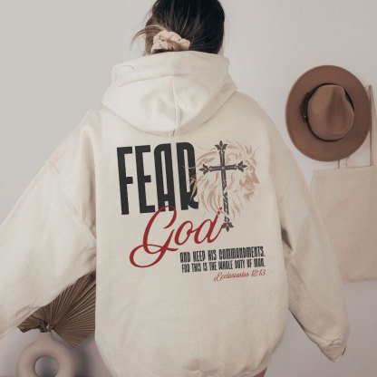 Fead God Christian Washed Hoodie