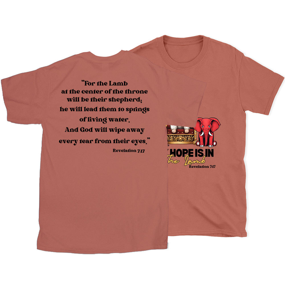 My Hope Is In The Lamb Christian T-Shirt