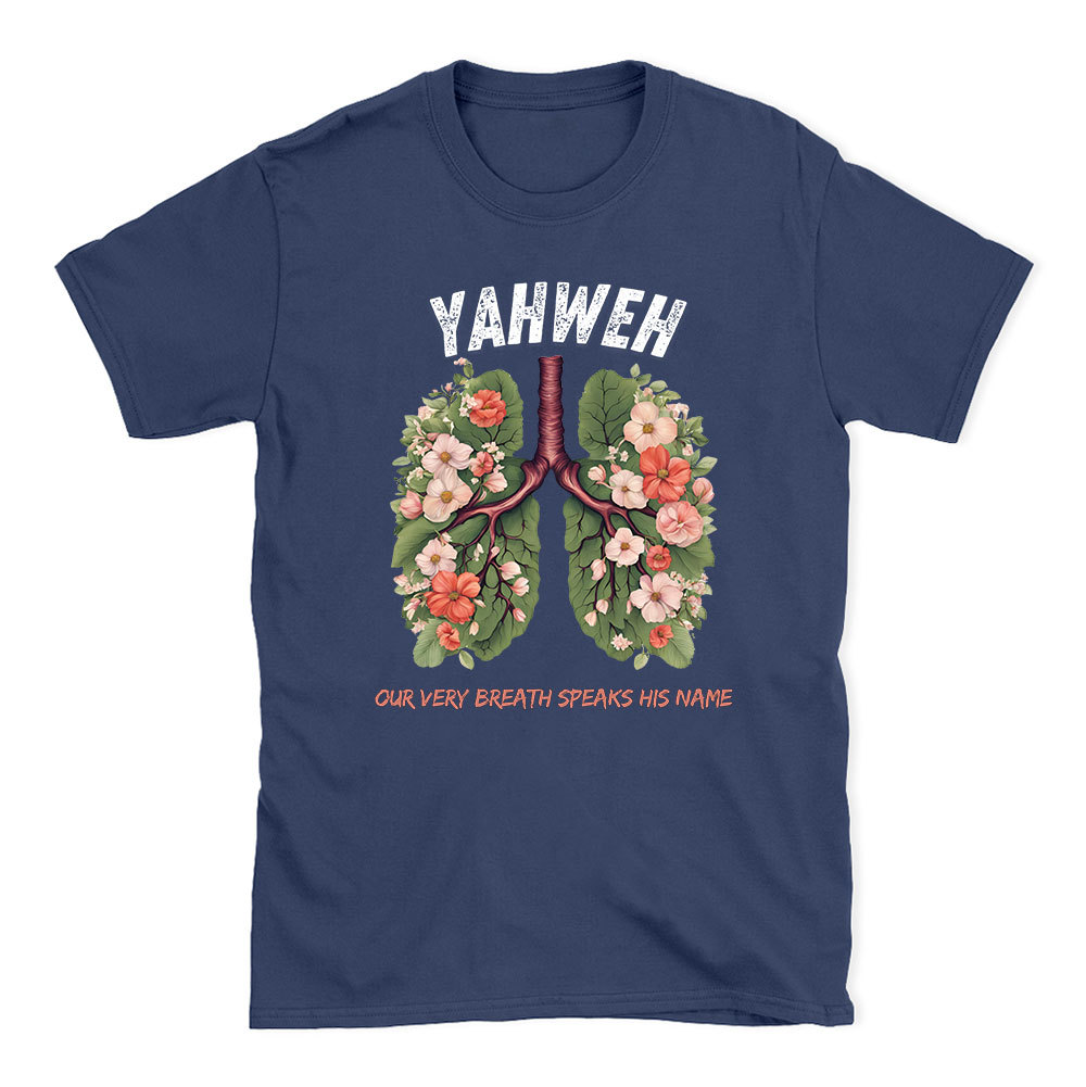 Yahweh Leaf Flower Lung Christian T-Shirt