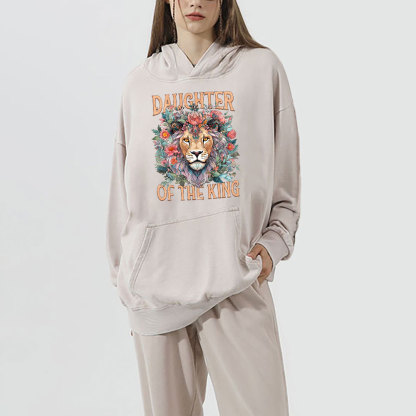 Daughter Of The King Christian Washed Hoodie