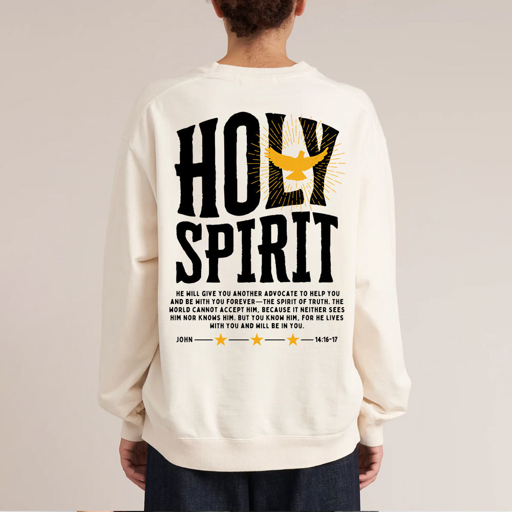 Spirit Guide Me Christian Washed Sweatshirt