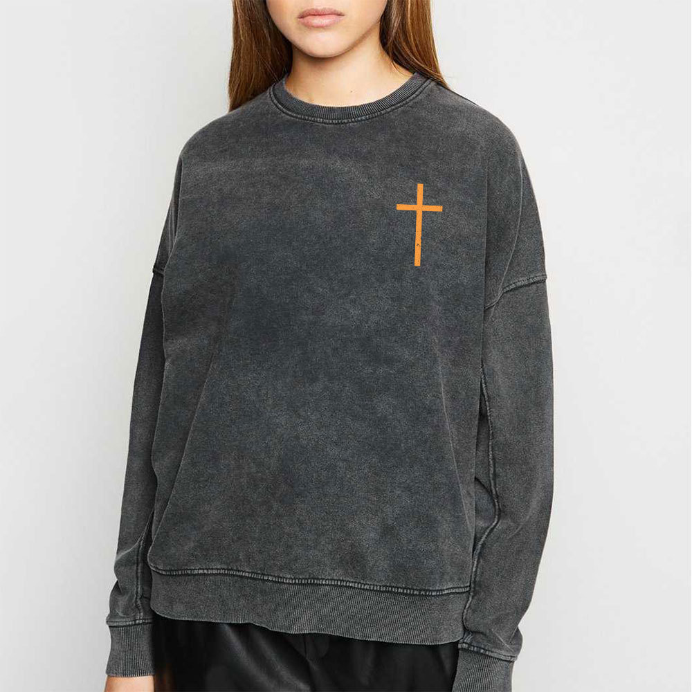 Are You FALL-O-WEEN Jesus Christian Washed Sweatshirt