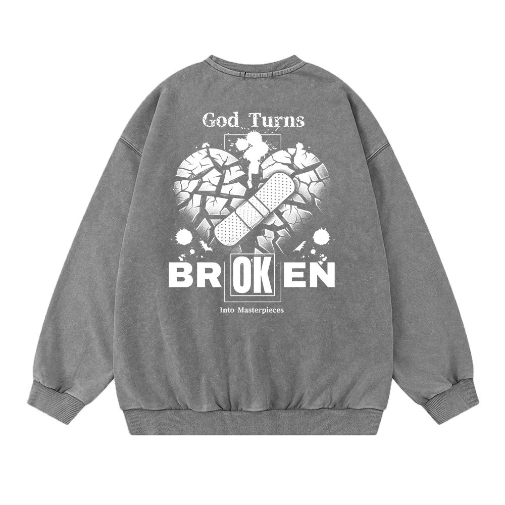 Broken Christian Washed Sweatshirt