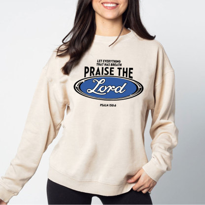 Praise The Lord Christian Washed Sweatshirt