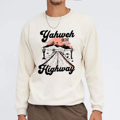 Yahweh Christian Washed Sweatshirt