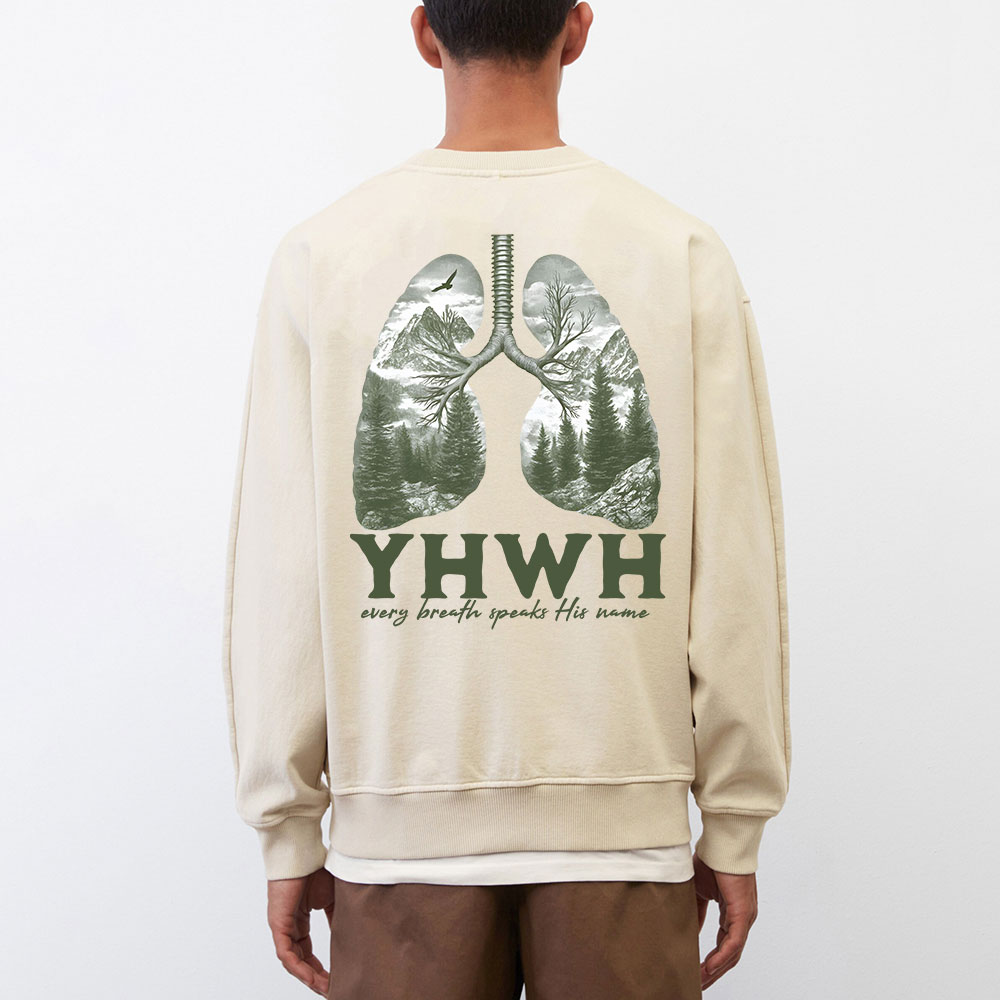 YHWH Christian Washed Sweatshirt