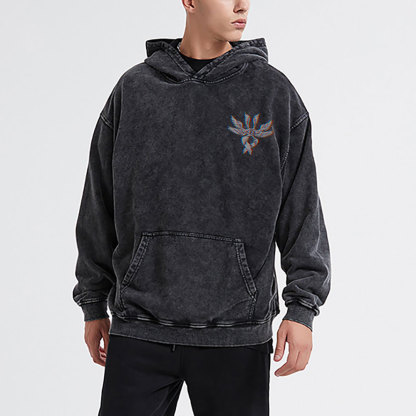 Be Not Afraid Jesus Christian Washed Hoodie