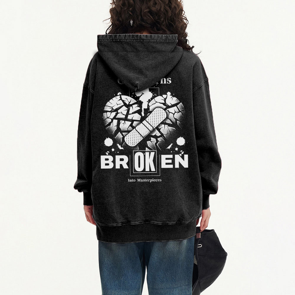 Broken Christian Washed Hoodie