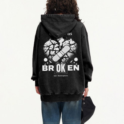 Broken Christian Washed Hoodie
