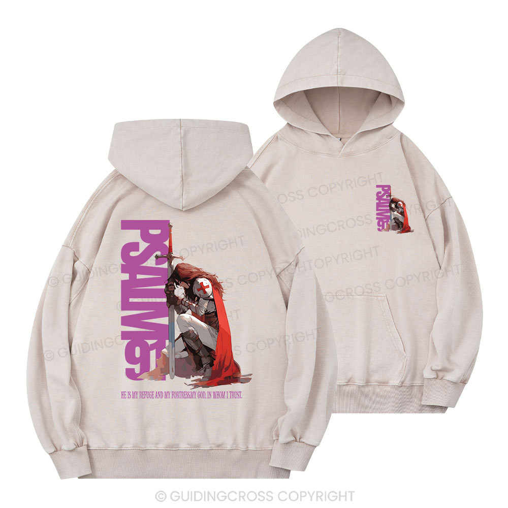 PSALM Christian Washed Hoodie