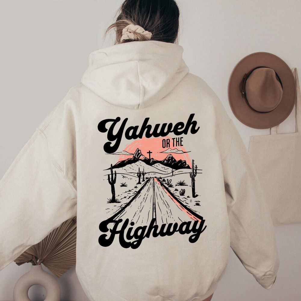 Yahweh Christian Washed Hoodie