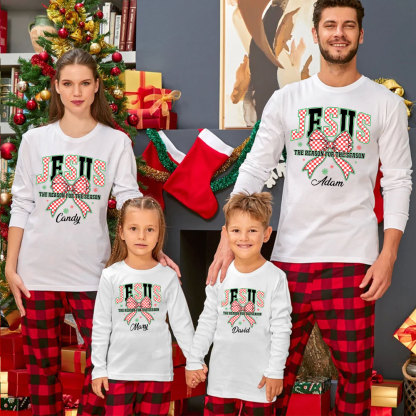 Personalized Jesus Is The Reason For The Season Christmas Family Matching Long Sleeve T-Shirt