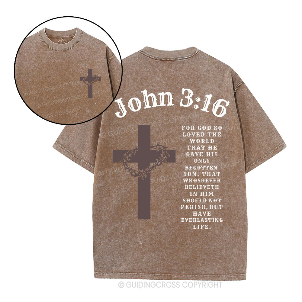 Faith Apparel Christian Washed T-Shirt