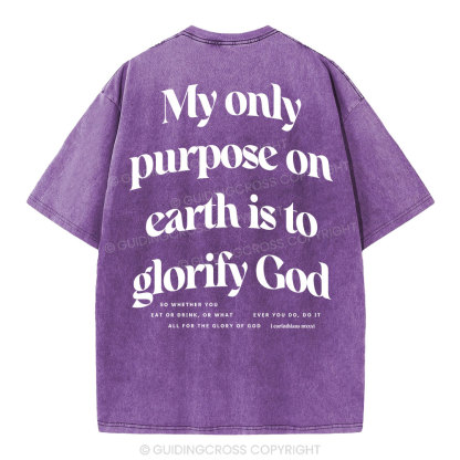 My Only Purpose Christian Washed T-Shirt