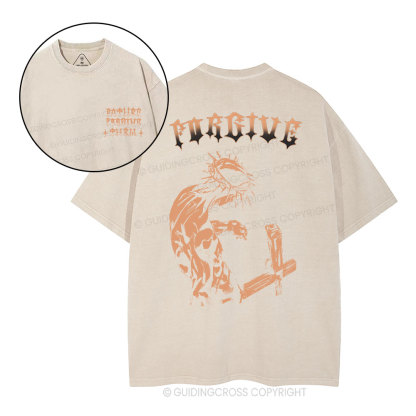 Forgiven Christian Washed T-Shirt