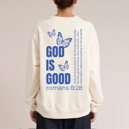God Is Good Christian Washed Sweatshirt