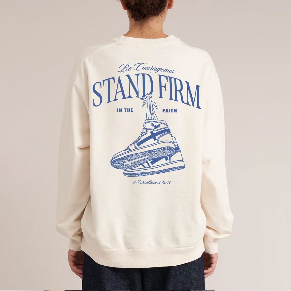 Stand Firm Christian Washed Sweatshirt