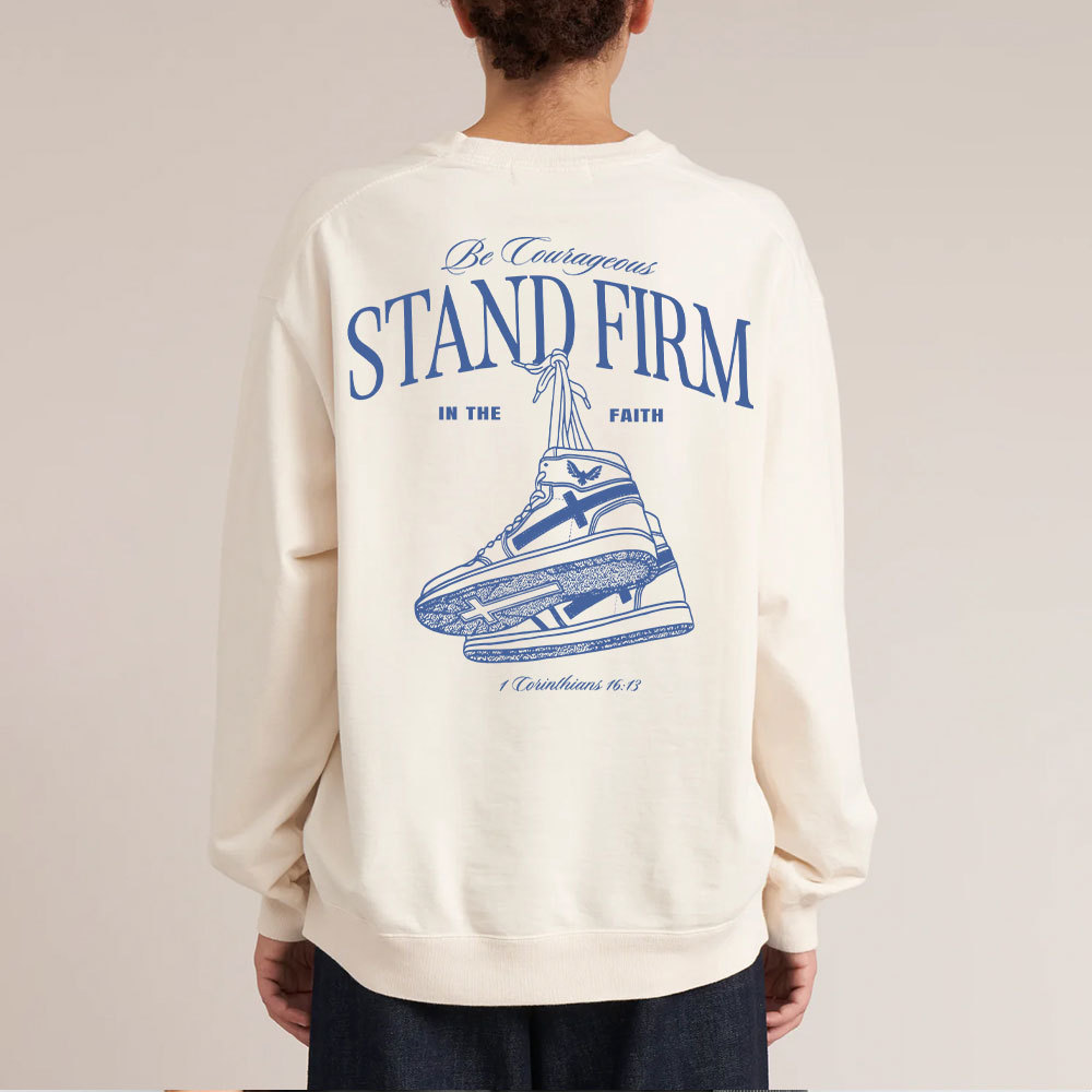 Stand Firm Christian Washed Sweatshirt