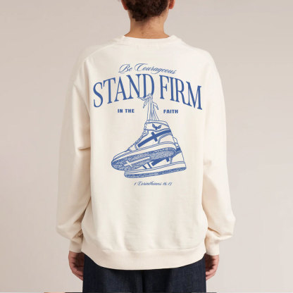 Stand Firm Christian Washed Sweatshirt