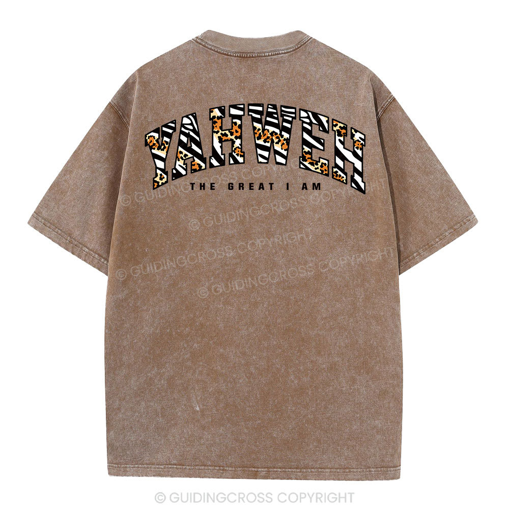 Yahweh Christian Washed T-Shirt