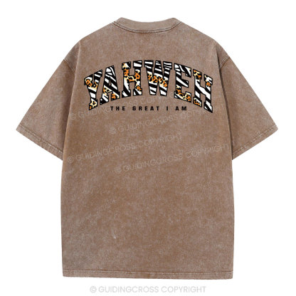 Yahweh Christian Washed T-Shirt
