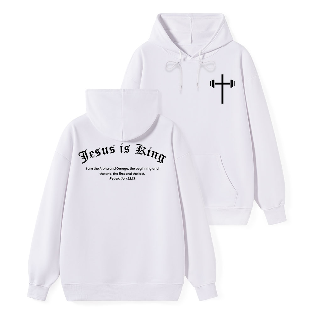 Jesus Is King Classic Christian Hoodie