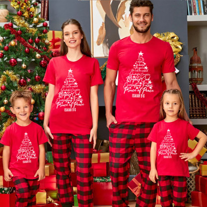 Name Of Jesus Christian Christmas Family Matching Shirts