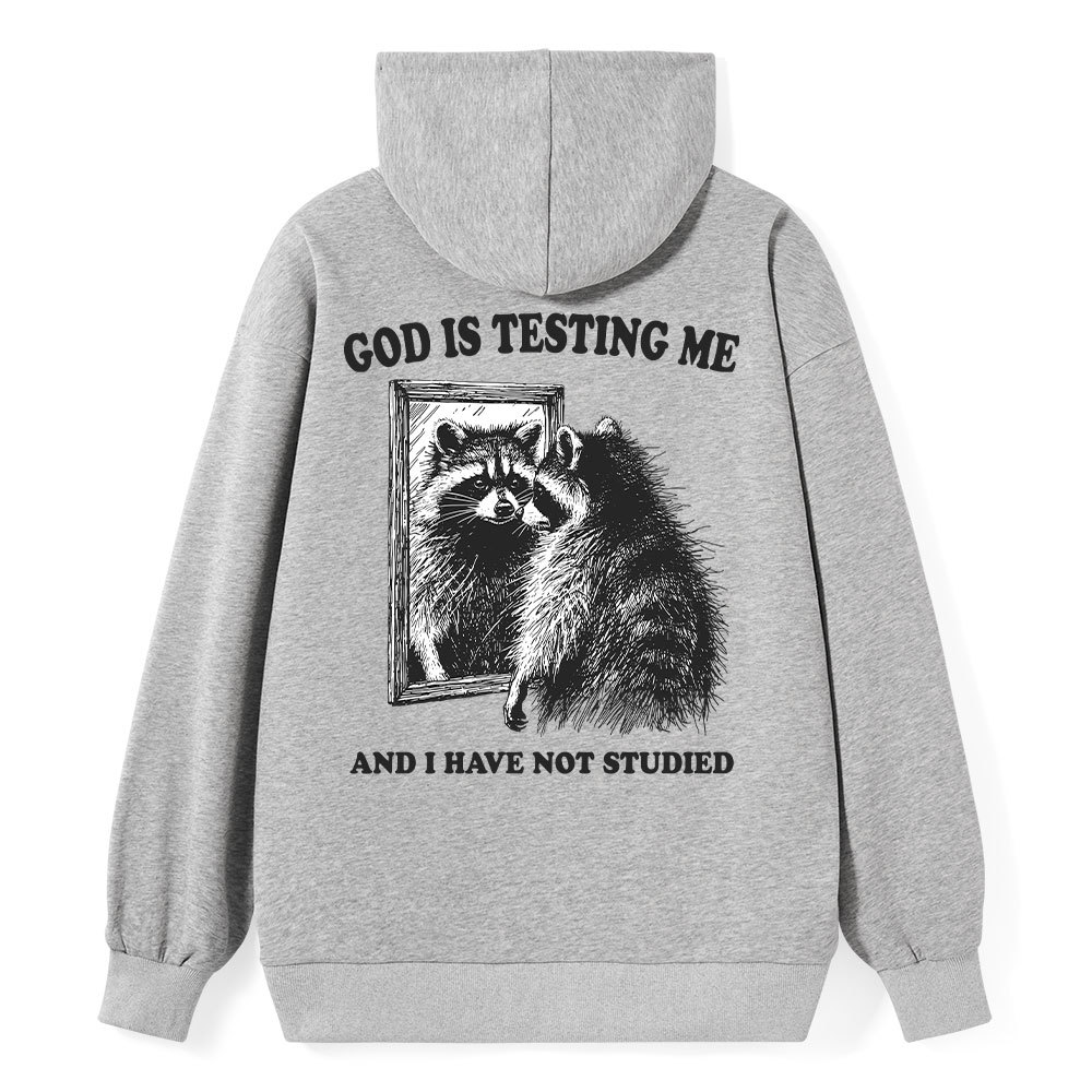 God Is Testing Me And I Have Not Studied Classic Christian Hoodie