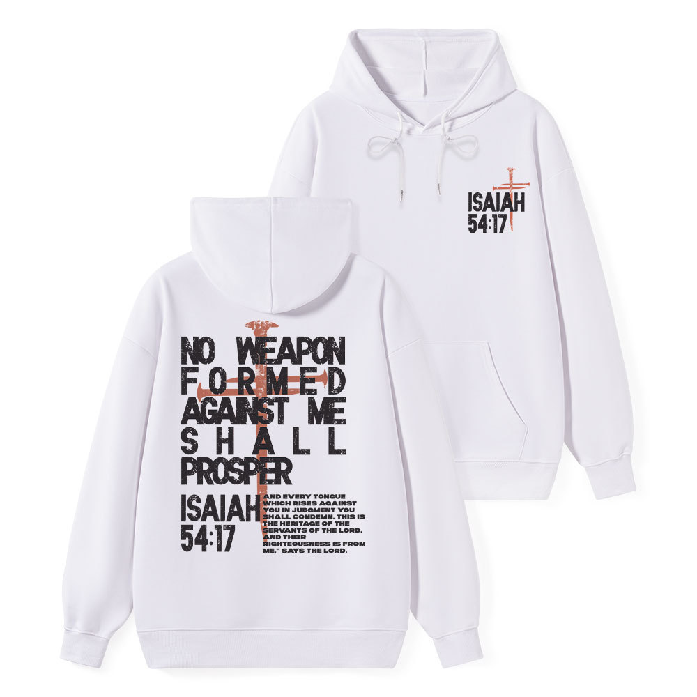No Weapon Classic Christian Hoodie