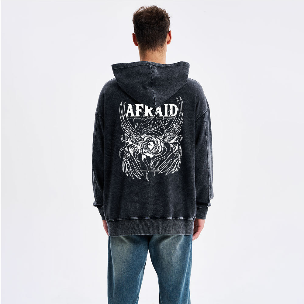 Be Not Afraid Christian Washed Hoodie