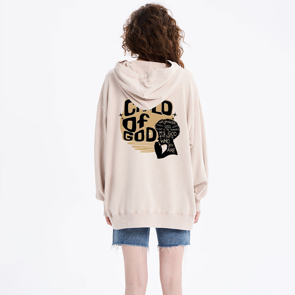 Child Of God Christian Washed Hoodie