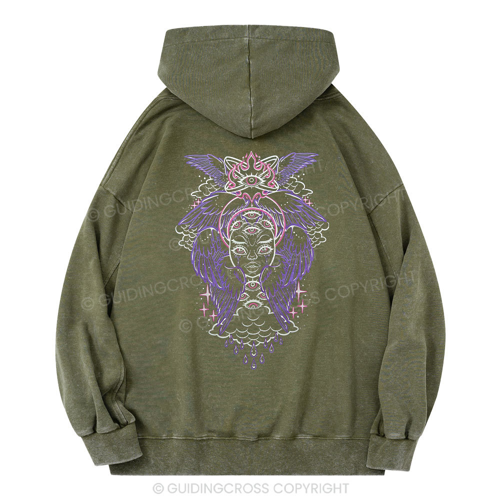 Be Not Afraid Christian Washed Hoodie