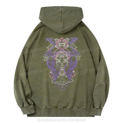 Be Not Afraid Christian Washed Hoodie