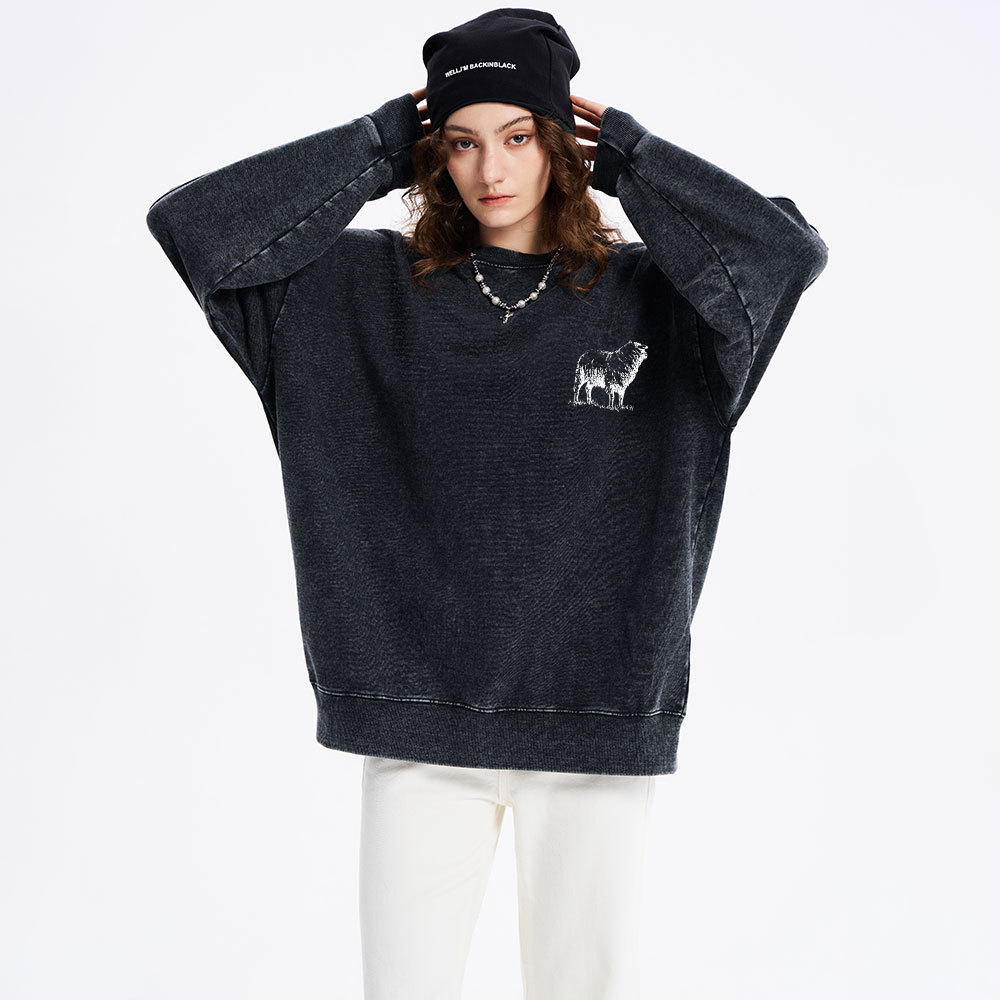 He Left The 99 To Rescue Me Christian Washed Sweatshirt