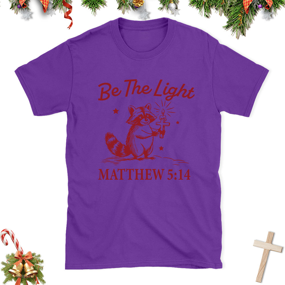 Be The Light Christian Christmas T-Shirt