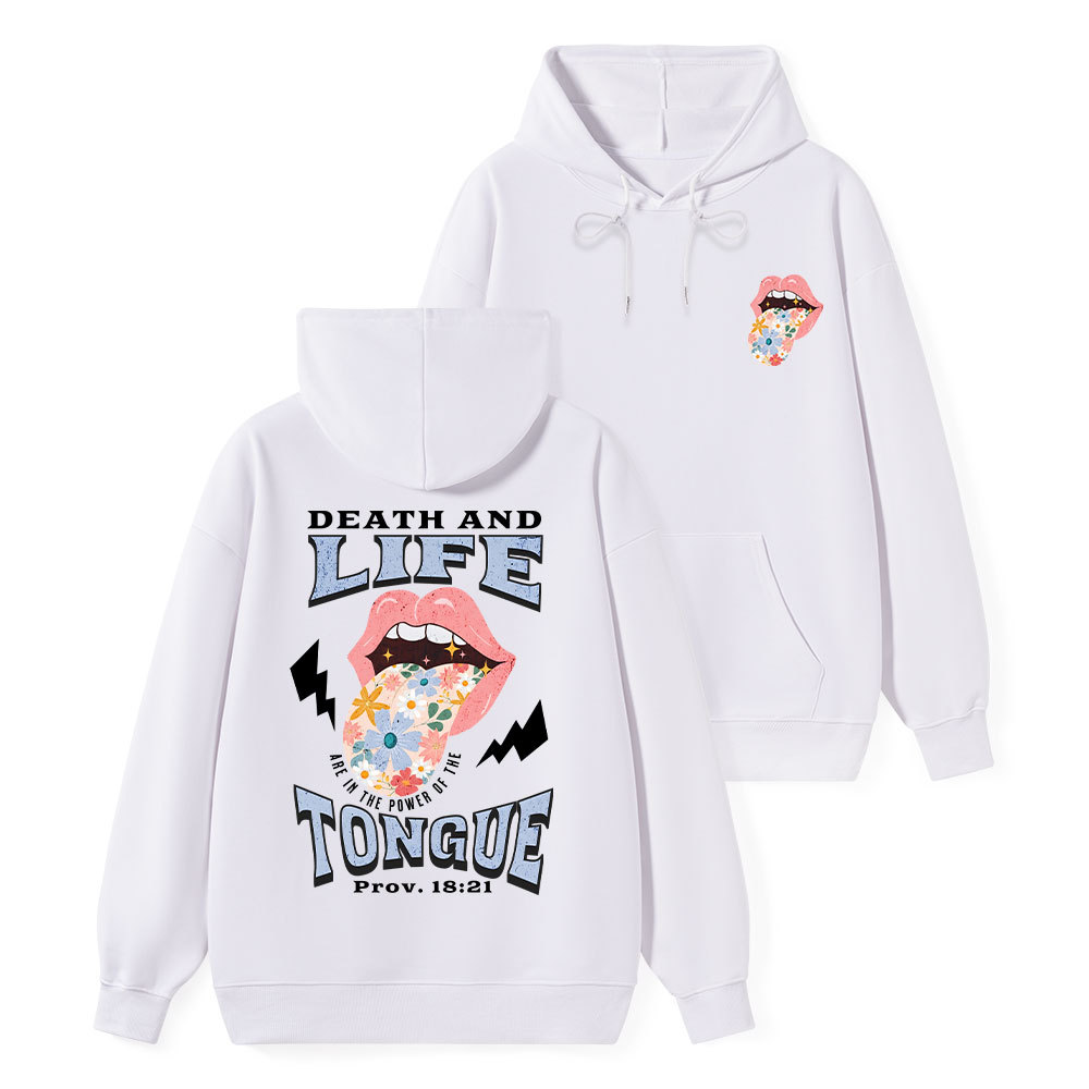 Death And Life Tongue Classic Christian Hoodie