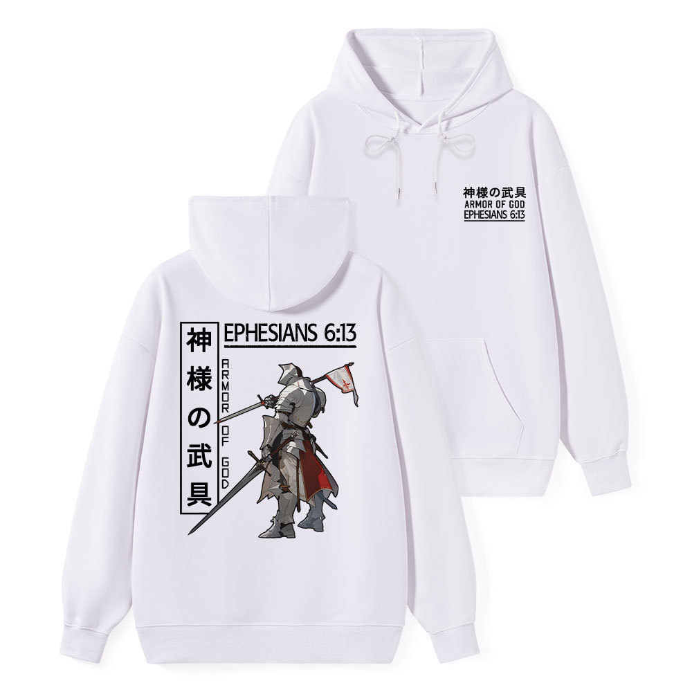 Armor Of God Anime Classic Christian Hoodie