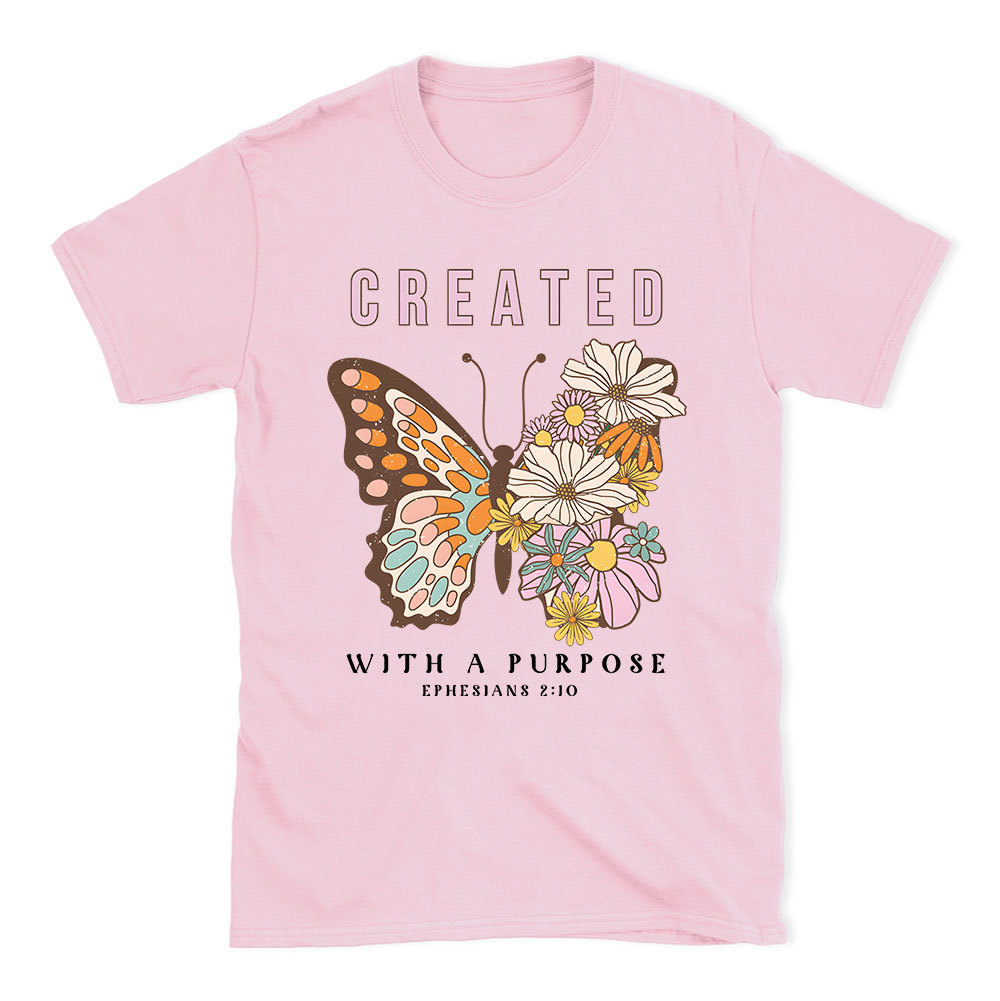 Created With Purpose Christian T-Shirt