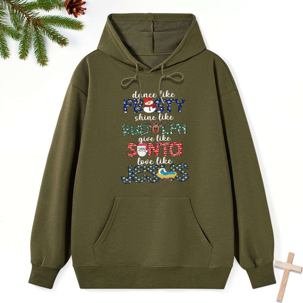 Dance Like Frosty Classic Christian Hoodie