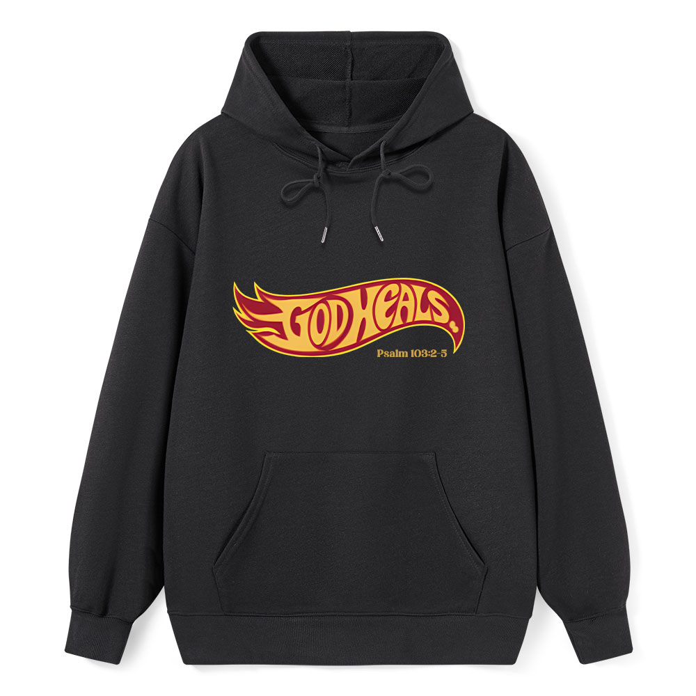 God Heals Classic Christian Hoodie