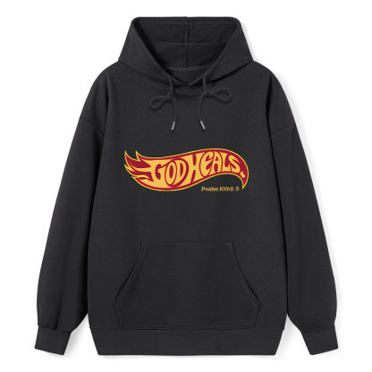 God Heals Classic Christian Hoodie