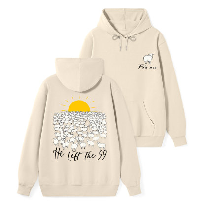 He Left The 99 Classic Christian Hoodie