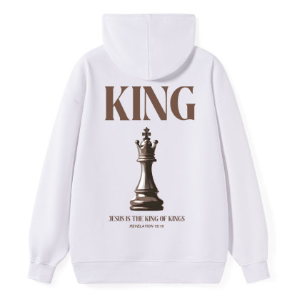 Jesus Is The King Of Kings Classic Christian Hoodie
