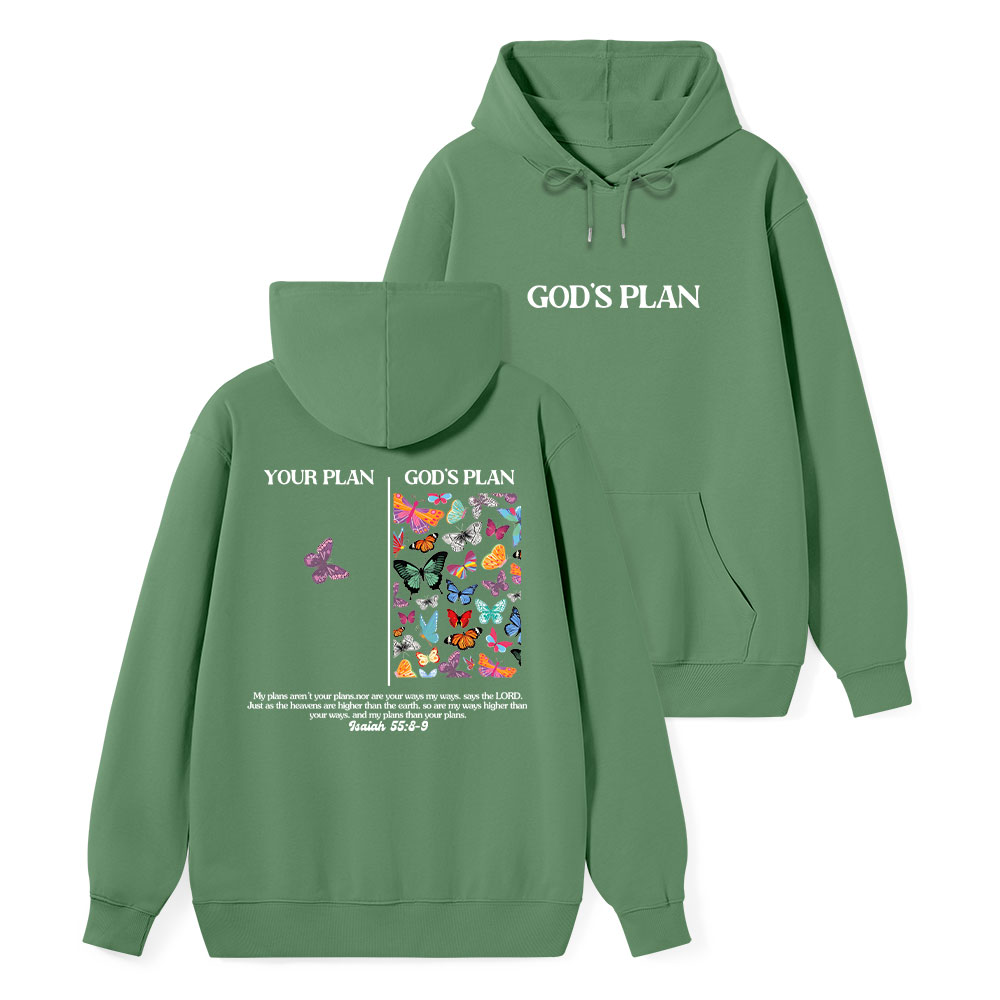 Your Plan And God's Plan Classic Christian Hoodie