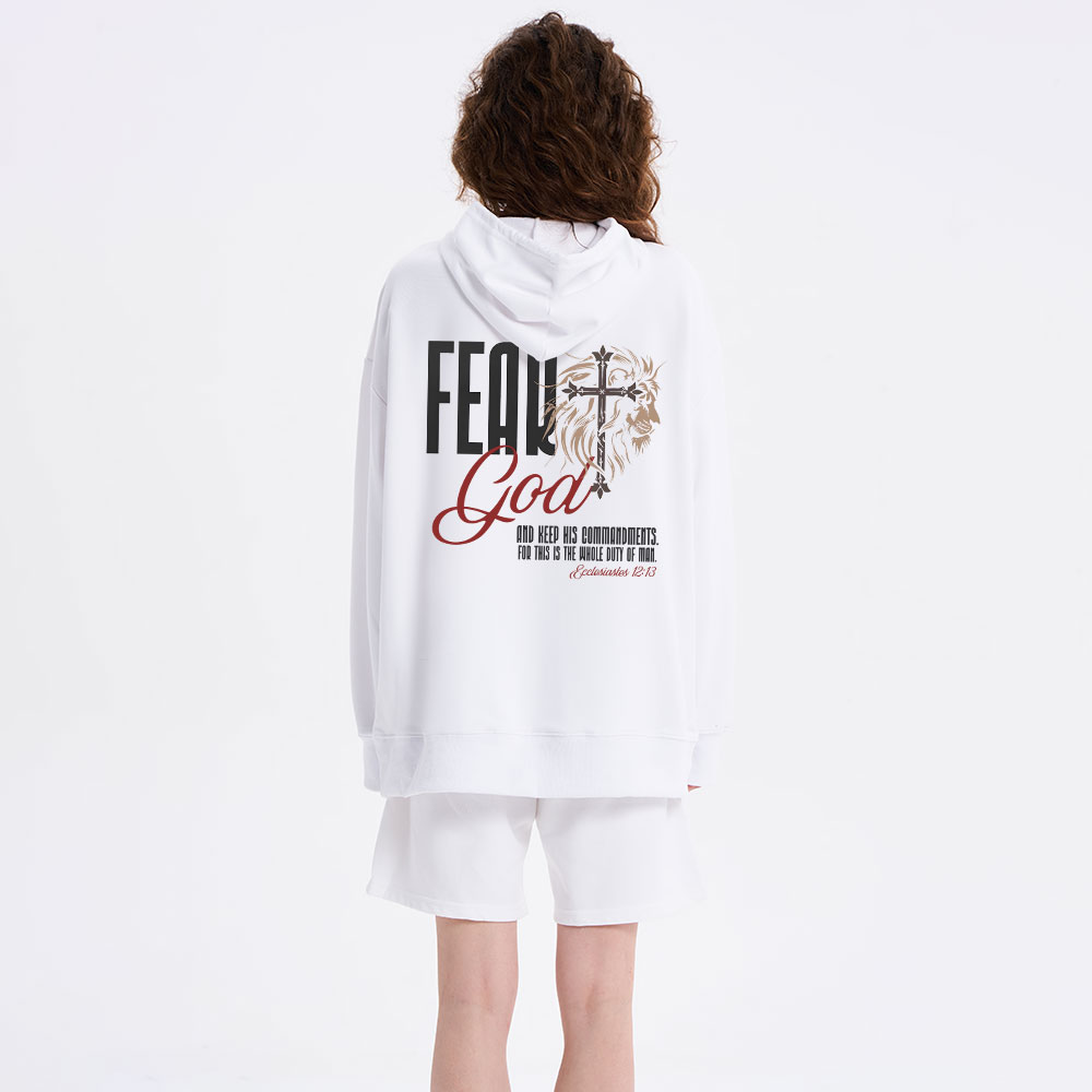 Fead God Classic Christian Hoodie