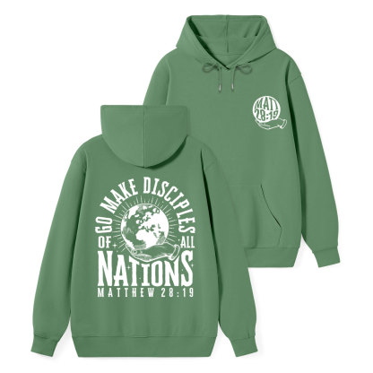 Go Make Disciple Of All Nations Classic Christian Hoodie
